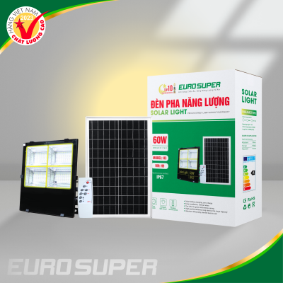 ĐÈN PHA LED NĂNG LƯỢNG MẶT TRỜI 60W