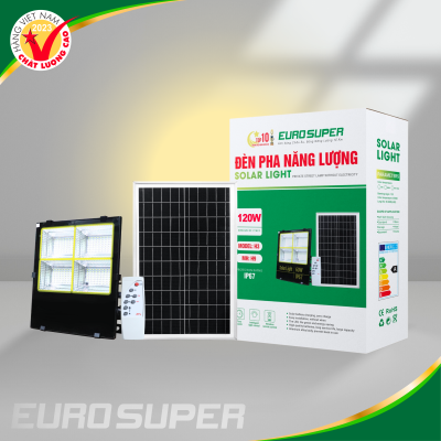ĐÈN PHA LED NĂNG LƯỢNG MẶT TRỜI 120W