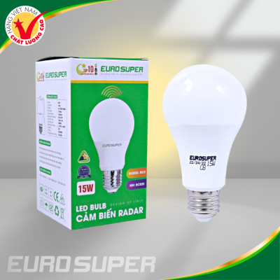 ĐÈN LED BULB CẢM BIẾN RADAR 15W 