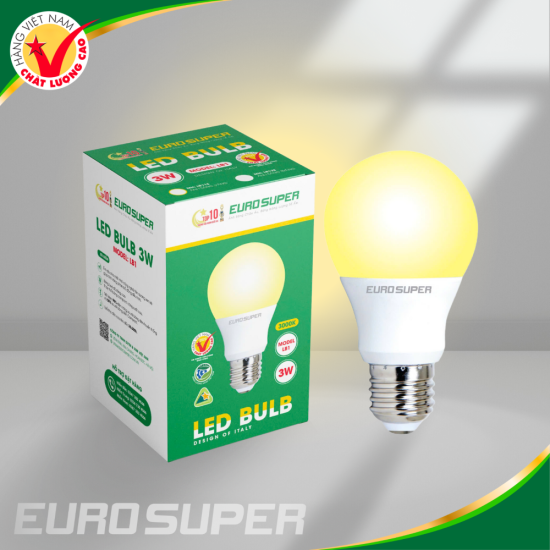 ĐÈN LED BULB TRÒN 3W ASV