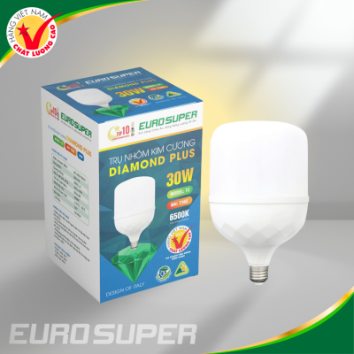 ĐÈN LED TRỤ NHÔM KIM CƯƠNG 30W