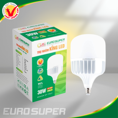 ĐÈN LED TRỤ NHÔM KING LED E30