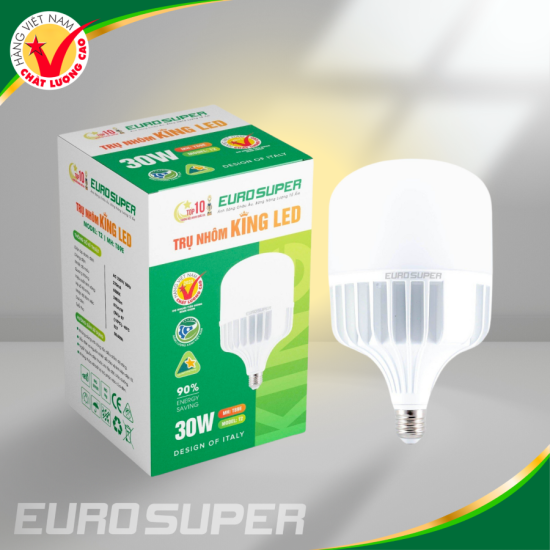 ĐÈN LED TRỤ NHÔM KING LED E30
