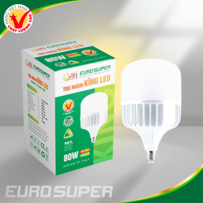 ĐÈN LED TRỤ NHÔM KING LED E80