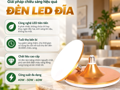 GIẢI PHÁP CHIẾU SÁNG HIỆU QUẢ - TIẾT KIỆM NĂNG LƯỢNG