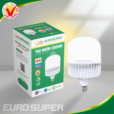 ĐÈN LED TRỤ NHÔM CROWN 50W