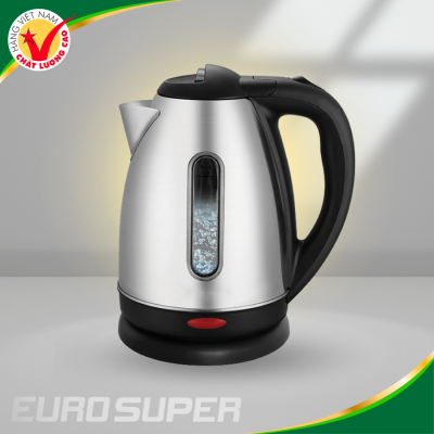 ẤM SIÊU TỐC INOX 1 LỚP 1.8L ( CÓ THANG BÁO NƯỚC) 