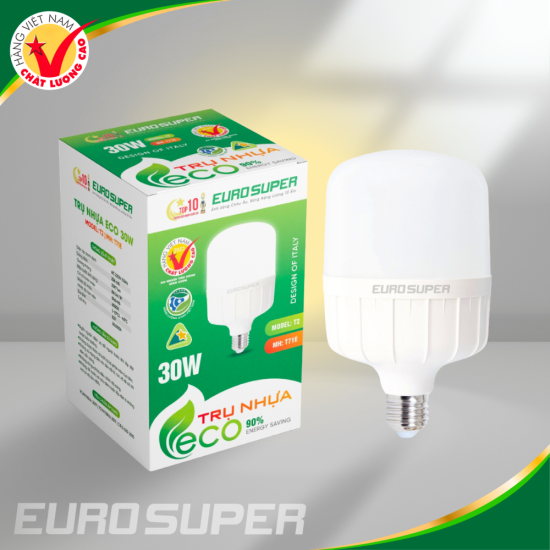 ĐÈN LED TRỤ NHỰA ECO E30