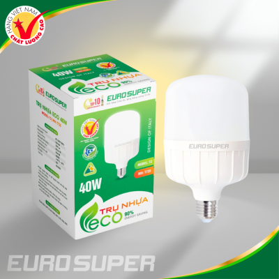 ĐÈN LED TRỤ NHỰA ECO E40