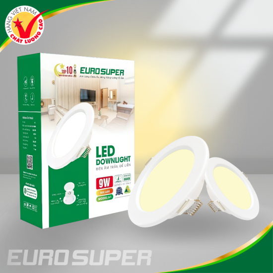 ĐÈN ÂM TRẦN ĐẾ LIỀN 9W - ASV 