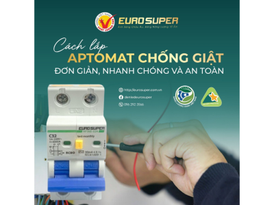 CÁCH LẮP APTOMAT CHỐNG GIẬT ĐƠN GIẢN, NHANH CHÓNG VÀ AN TOÀN