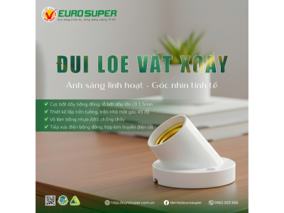 CÁCH LẮP ĐẶT ĐUI LOE VÁT XOÁY ĐÚNG KỸ THUẬT TẠI NHÀ