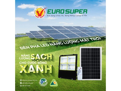 LỢI ÍCH CỦA VIỆC SỬ DỤNG ĐÈN PHA LED NĂNG LƯỢNG MẶT TRỜI