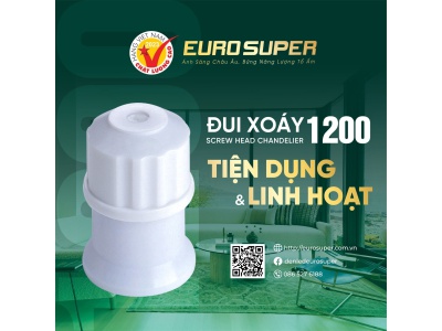 ĐUI XOÁY 1200 EUROSUPER - TƯƠNG THÍCH VỚI NHIỀU THIẾT BỊ