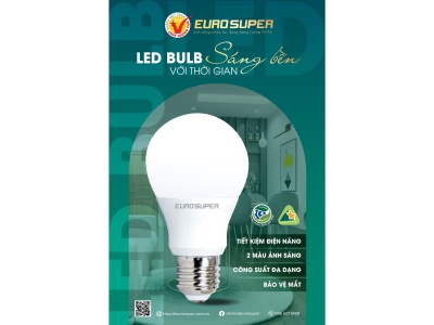 ĐÈN LED BULB TRÒN EUROSUPER - SÁNG BỀN VỚI THỜI GIAN