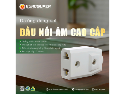 ĐẦU NỐI ÂM CAO CẤP – GIẢI PHÁP KẾT NỐI ĐIỆN AN TOÀN, ỔN ĐỊNH CHO MỌI CÔNG TRÌNH