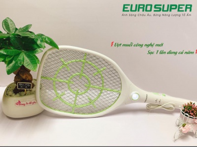 VỢT MUỖI EUROSUPER - VỢT ĐIỆN DIỆT MUỖI SIÊU NHANH