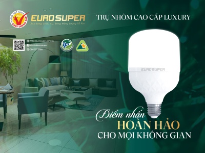 ÁNH SÁNG HIỆN ĐẠI CÙNG ĐÈN LED TRỤ NHÔM LUXURY