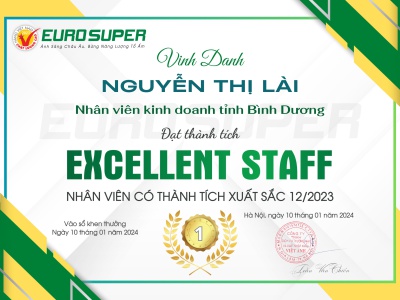 BẢN TIN THÁNG 1 - VINH DANH NHÂN VIÊN CÓ THÀNH TÍCH XUẤT SẮC THÁNG 12/2023