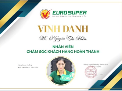 VINH DANH NHÂN VIÊN CHĂM SÓC KHÁCH HÀNG CÓ THÀNH TÍCH TỐT
